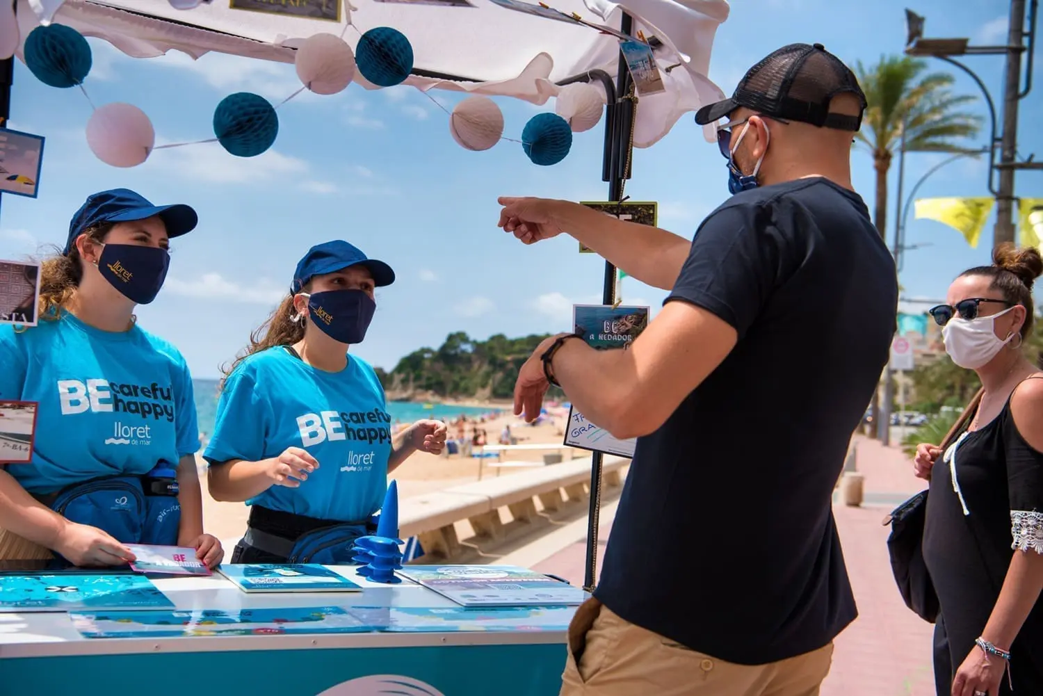 Visitants a Lloret de Mar, estiu 2020.Lloret Turisme