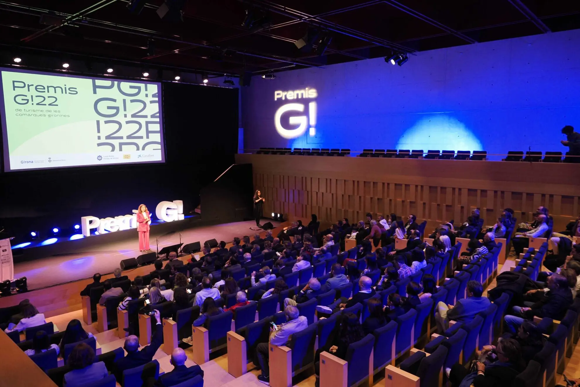 Lliurament del Premis G! 2022 de turisme de les comarques gironines a l’Auditori de Girona. Pere Duran/Nord Media